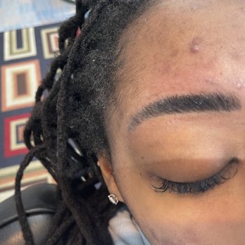 Susan Eyebrow Threading and Waxing - End result! After eyebrow threading, lamination, and tinting - Threading Services Near Me - Simi Valley, California