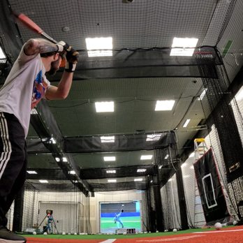 Dingers  - batting cage with Probatter Hittrax and Rapsodo integration.  Dingers batting cages North County Mall Escondido CA. - Batting Cages Near Me - Escondido, California