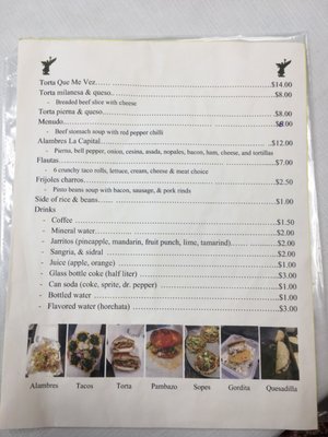 Menu photo 7 Tacos La Capital D.F.2 Hurst, TX
