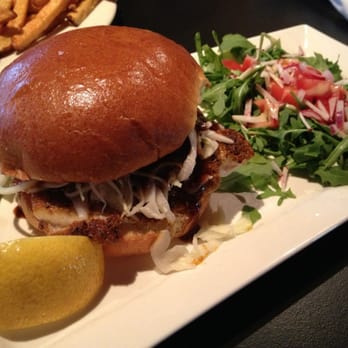 Granary Tavern - Blackened catfish sandwich. - New American Near Me - Boston, Massachusetts