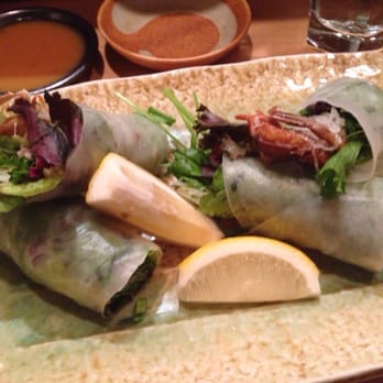 Nishino - Soft shell crab spring rolls - Sushi Bars Near Me - Seattle, Washington Nishino - Soft shell crab spring rolls - Sushi Bars Near Me - Seattle, Washington