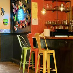 El Guacamole - Colorful interior.