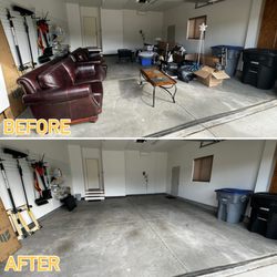 Longmont Junk Haul - Before & After of a garage clean out.