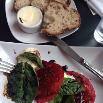 Bethany's Table - Fresh Caprese salad and bread! - New American Near Me - Portland, Oregon