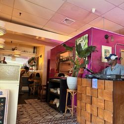Inside the restaurant
