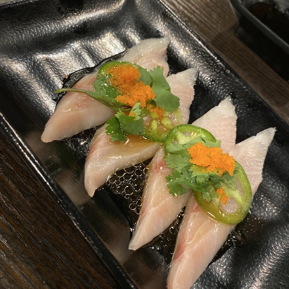 Orange Fish - Hamachi carpaccio - Ramen Near Me - La Verne, California Orange Fish - Hamachi carpaccio - Ramen Near Me - La Verne, California