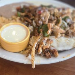 Chicken fajita potato Chicken fajita potato