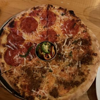 Raduno - Half pepperoni half sausage - Pizza Near Me - Little Rock, Arkansas Raduno - Half pepperoni half sausage - Pizza Near Me - Little Rock, Arkansas