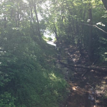 River Bluffs Regional Park - View of stream from bridge. - Parks Near Me - St Cloud, Minnesota
