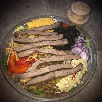 Verde Salad - Spicy Taco salad with arrachera steak - Salad Near Me - El Paso, Texas