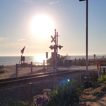 San Clemente State Beach - Train track by the trail - Beaches Near Me - San Clemente, California