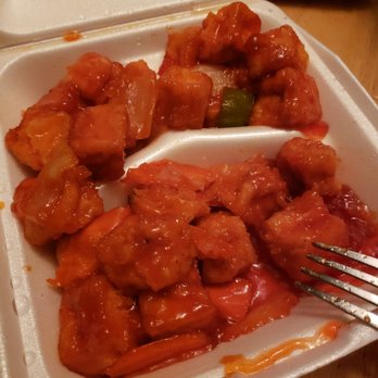 Happy Garden Restaurant - Sweet and sour crispy tofu - Chinese Near Me - Chico, California