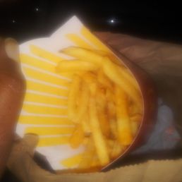 Fries not full Fries not full
