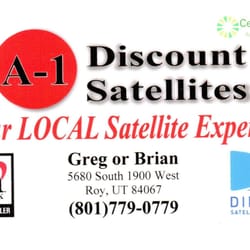 A-1 Discount Satellites - West Point Clinton Clearfield Hooper South Weber Washington Terrace South Ogden North Ogden West Haven Harrisville Pleasant View