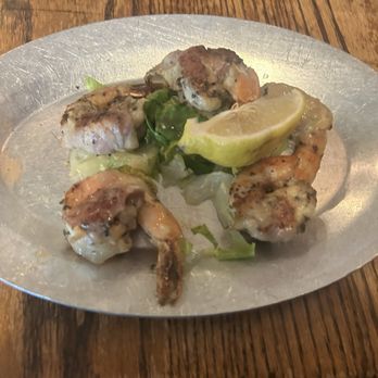 The Palace - Prosciutto wrapped shrimp -- zoom in and see if you can find the prosciutto.  This is $18 - Bars Near Me - Prescott, Arizona
