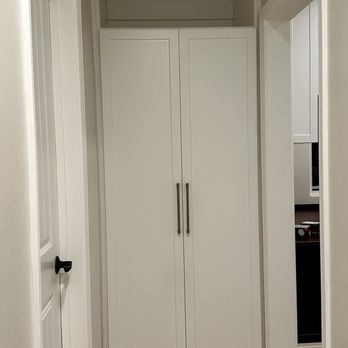 South Bay Custom Closets - Rebuilt hall closet - Cabinetry Near Me - Torrance, California South Bay Custom Closets - Rebuilt hall closet - Cabinetry Near Me - Torrance, California
