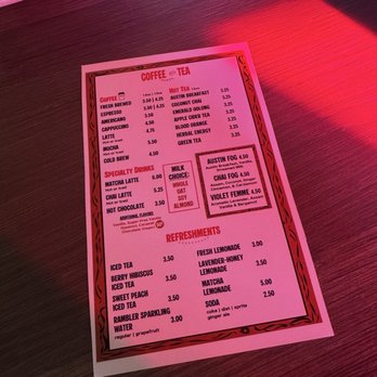 Fortune Teller - Menu - Cocktail Bars Near Me - Austin, Texas