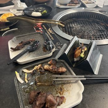 Chubby Cattle - The aftermath and everything is so delicious !! - Barbeque Near Me - Monterey Park, California