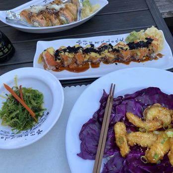 Rumble Fish - Wakame Salad Sweet & Spicy Calamari (A) Miss Piggy Giants - Japanese Near Me - Scotts Valley, California Rumble Fish - Wakame Salad Sweet & Spicy Calamari (A) Miss Piggy Giants - Japanese Near Me - Scotts Valley, California