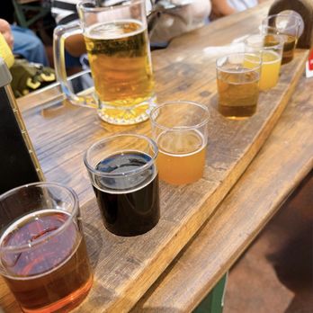 Copenhagen Sausage Garden - Beer Sampler - Hot Dogs Near Me - Solvang, California Copenhagen Sausage Garden - Beer Sampler - Hot Dogs Near Me - Solvang, California