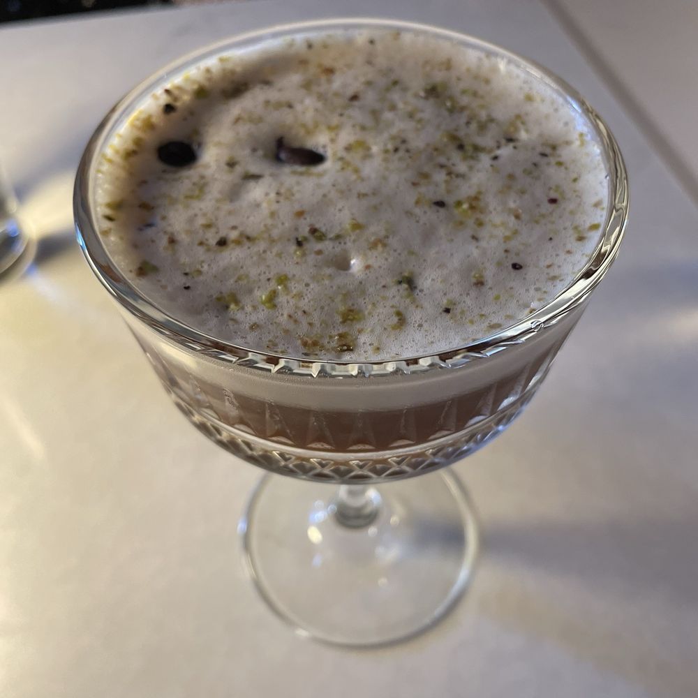 A Light in the Attic - Espresso Pistachio Martini - Cocktail Bars Near Me - West Reading, Pennsylvania