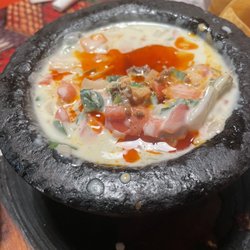 Toro Mexican Grill - Amigo dip so good! Chorizo and pico with queso