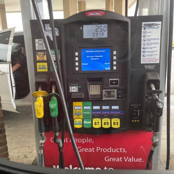 RaceTrac - a gas pump at a gas station - Gas Stations Near Me - Denton, Texas