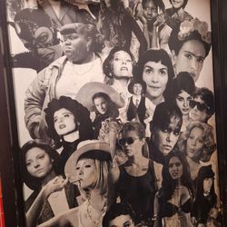 The Frida Cinema - Bathroom art featuring iconic women in cinema