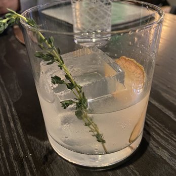 Gordon Ramsay Hell's Kitchen - It's my thyme drink - Steakhouses Near Me - Stateline, Nevada