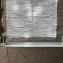 Blinds too short.