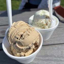 Mr C's Custom Cone - Capuchino chip and key lime pie