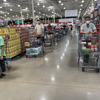 Costco - This is the line to check out. Left is regular check out. Right is self check out. - Wholesale Stores Near Me - Austin, Texas