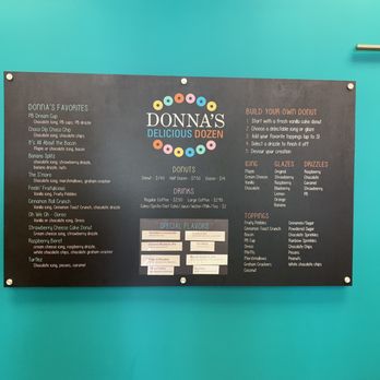Donna's Delicious Dozen - Menu - Donuts Near Me - Columbus, Ohio Donna's Delicious Dozen - Menu - Donuts Near Me - Columbus, Ohio