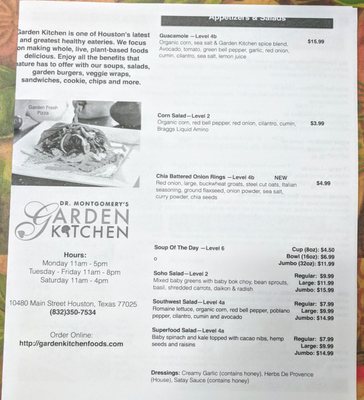 Menu photo 4 Garden Kitchen Houston, TX Menu photo 4 Garden Kitchen Houston, TX