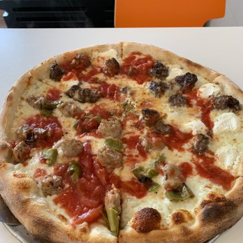Tigas Artisan Pizzeria - Guido (Italian sausage and red hot peppers) and Lucco (meatball, ricotta and mozzarella) Pizza (1/2 and 1/2) - Pizza Near Me - Medford, New Jersey Tigas Artisan Pizzeria - Guido (Italian sausage and red hot peppers) and Lucco (meatball, ricotta and mozzarella) Pizza (1/2 and 1/2) - Pizza Near Me - Medford, New Jersey