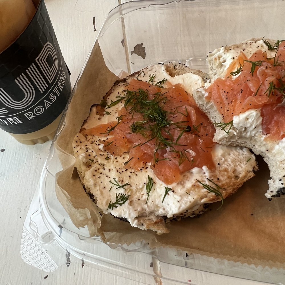 FLUID Coffee Roasters - Smoked salmon bagel and iced Doncaster - Coffee & Tea Near Me - Valparaiso, Indiana FLUID Coffee Roasters - Smoked salmon bagel and iced Doncaster - Coffee & Tea Near Me - Valparaiso, Indiana