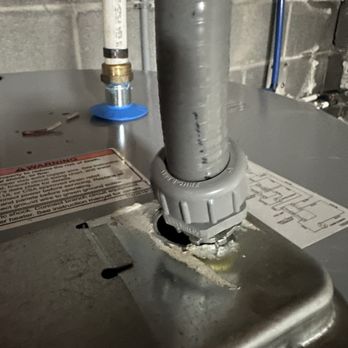 Pendergrass & Holder Plumbing - Incorrectly wired hot water heater. - Plumbing Near Me - Winston Salem, North Carolina