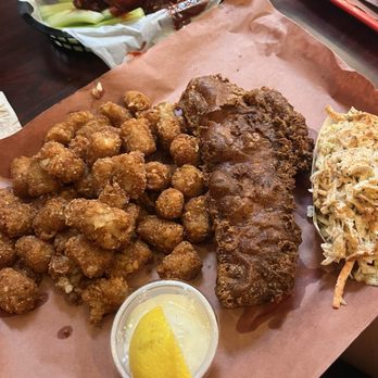 Yankee BBQ - Fish fry with tots and slaw - Barbeque Near Me - Hamburg, New York Yankee BBQ - Fish fry with tots and slaw - Barbeque Near Me - Hamburg, New York