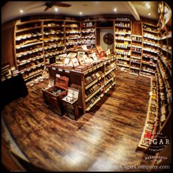 Village Cigar Company & Barbershop - Walk-in humidor