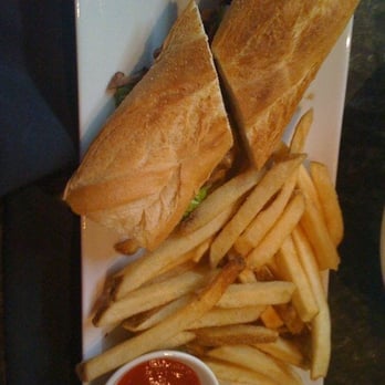 AnQi Bistro - beef bahn mi sandwich & fries - Asian Fusion Near Me - Costa Mesa, California