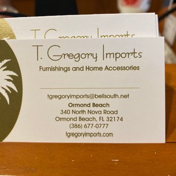 T. Gregory Imports - Home Decor Near Me - Ormond Beach, Florida