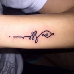 Unalome - a Buddhist symbol for the path to enlightenment