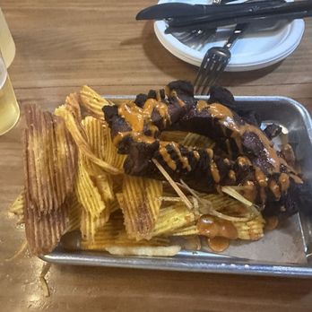 Captain Lawrence Barrel House - Pork belly with plantain chips - Breweries Near Me - Mount Kisco, New York