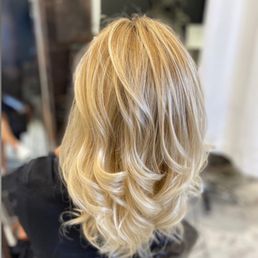 This is the AFTER picture- full head of highlights, olaplex, cut, and blowdry. Ada is a miracle worker! This is the AFTER picture- full head of highlights, olaplex, cut, and blowdry. Ada is a miracle worker!