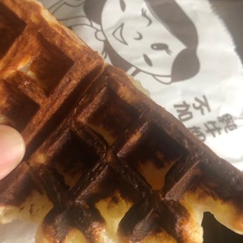 Quickly - Burnt mochi waffle. Reconsidering not ordering from here again. - Asian Fusion Near Me - Castro Valley, California Quickly - Burnt mochi waffle. Reconsidering not ordering from here again. - Asian Fusion Near Me - Castro Valley, California
