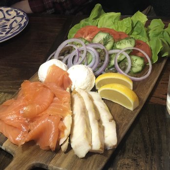 Cafe Fiorello - Salmon platter! - Italian Near Me - New York, New York