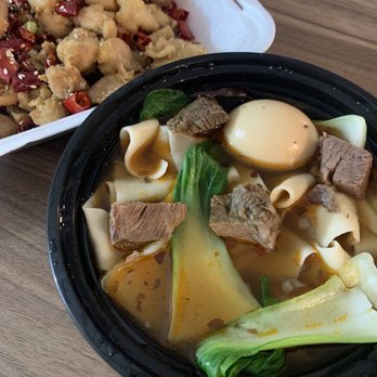 Tian Tian Noodles - $15 chicken and $13 spicy beef noodles  $30 with tax - Noodles Near Me - Redmond, Washington