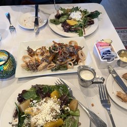 The Farm House Restaurant - Calamari and Beet Salad