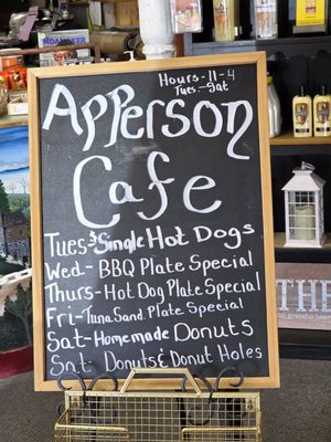 Menu photo 3 Apperson Cafe Salem, VA Menu photo 3 Apperson Cafe Salem, VA