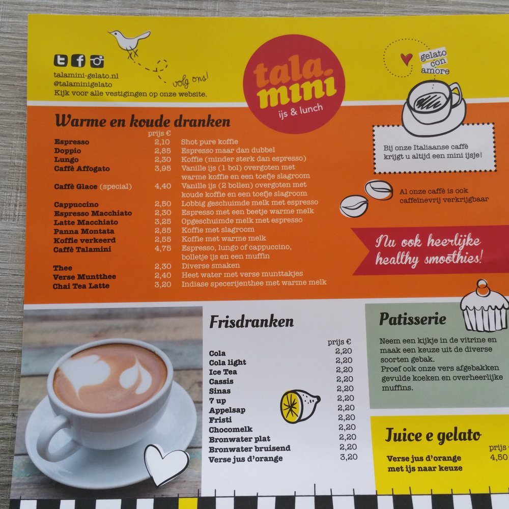 Talamini - Coffee & Tea Near Me - Rotterdam, ZH